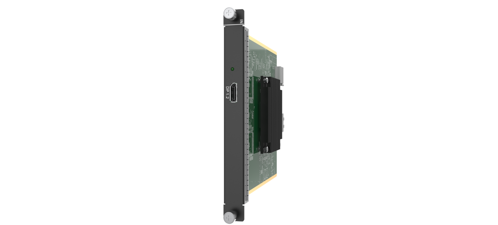 NovaStar H_1x DP1.2 Input Card — side DisplayPort input view