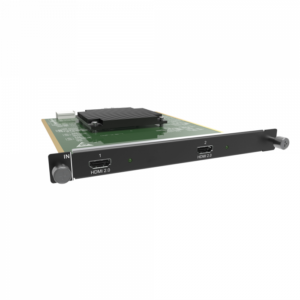 NovaStar H_2x HDMI2.0 Input Card — angled view of the two HDMI 2.0 input connectors