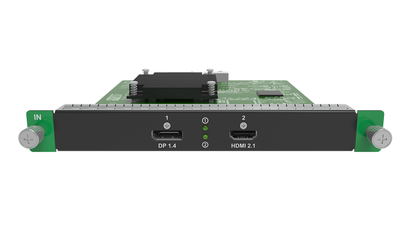 NovaStar MX_1xDP1.4+1xHDMI2.1 (8K@30Hz) Input Card COEX controller — front view