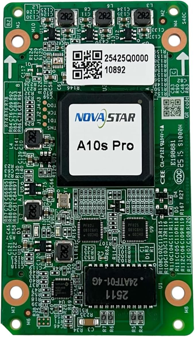 NovaStar A10s Pro receiving card — rear I/O view