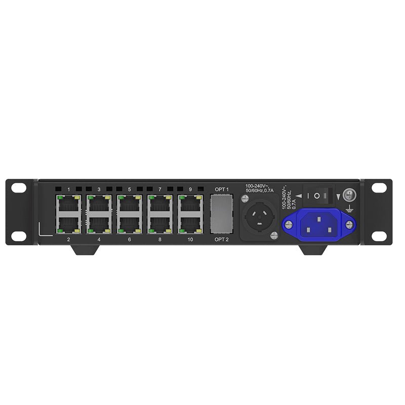 NovaStar CVT10-S fiber converter — angle view