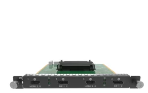 NovaStar H_2xHDMI2.0+2xDP1.2 Input Card front view with HDMI 2.0 and DisplayPort 1.2 connectors
