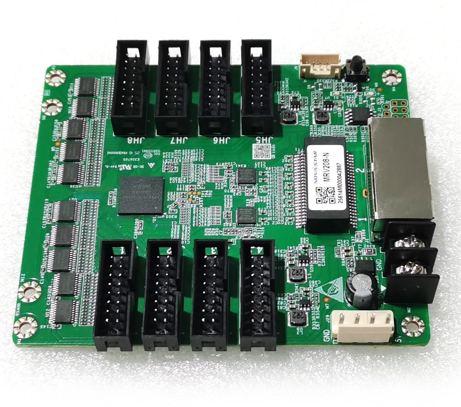 NovaStar MRV208-N receiving card — front view