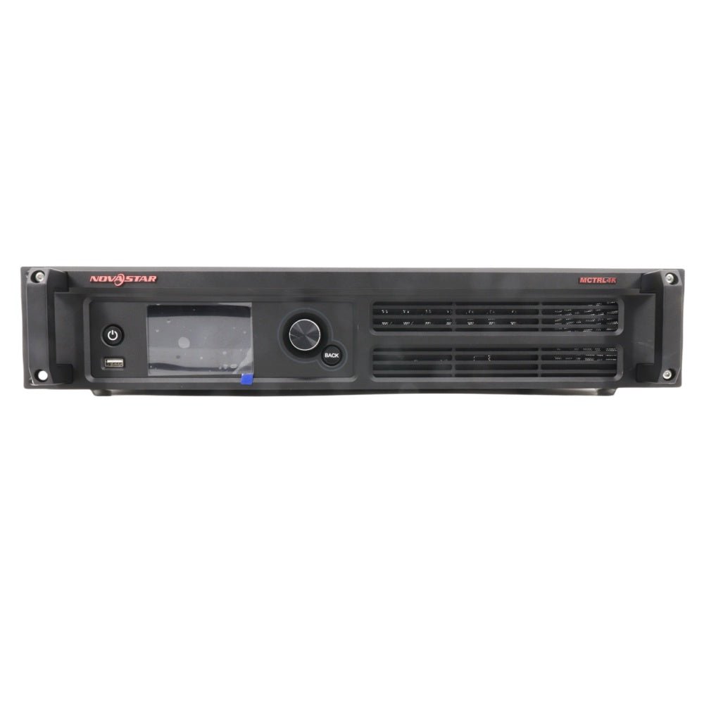 NovaStar MCTRL4K LED display controller — rear I/O view