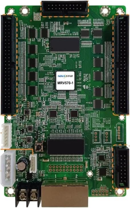 NovaStar MRV570-1 receiving card — rear I/O view