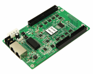 NovaStar MRV300-3 LED receiving card with top-side female connectors
