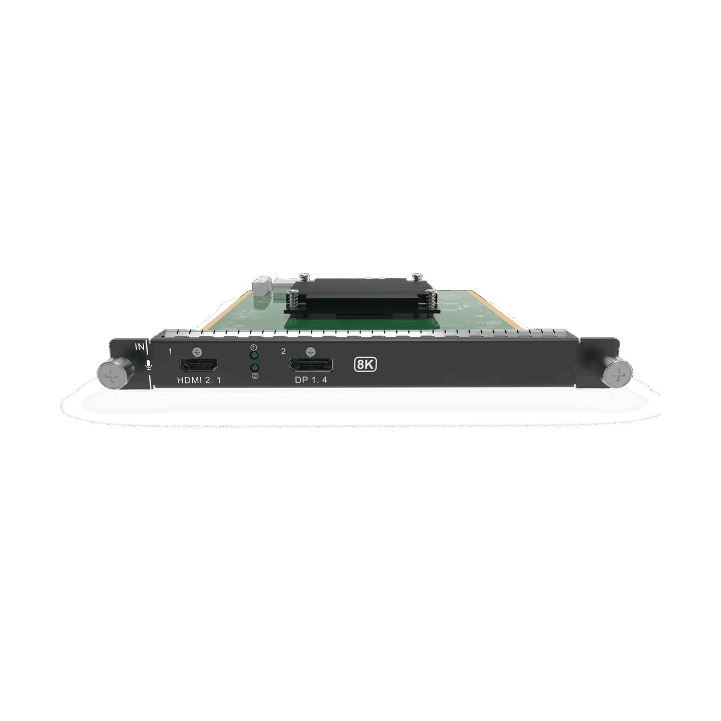 NovaStar H_1xHDMI2.1+1xDP1.4 (8K@30Hz) Input Card — front HDMI 2.1 and DP1.4 view