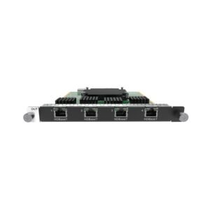 NovaStar H_4 HDBaseT Output Card front view with four HDBaseT output ports