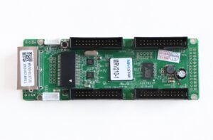 NovaStar MRV210-1 receiving card with top-side male hub connectors