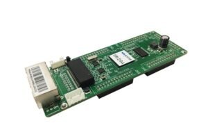NovaStar MRV210 receiving-card family reference image; verify the MRV210-3 top-side female connector layout before ordering
