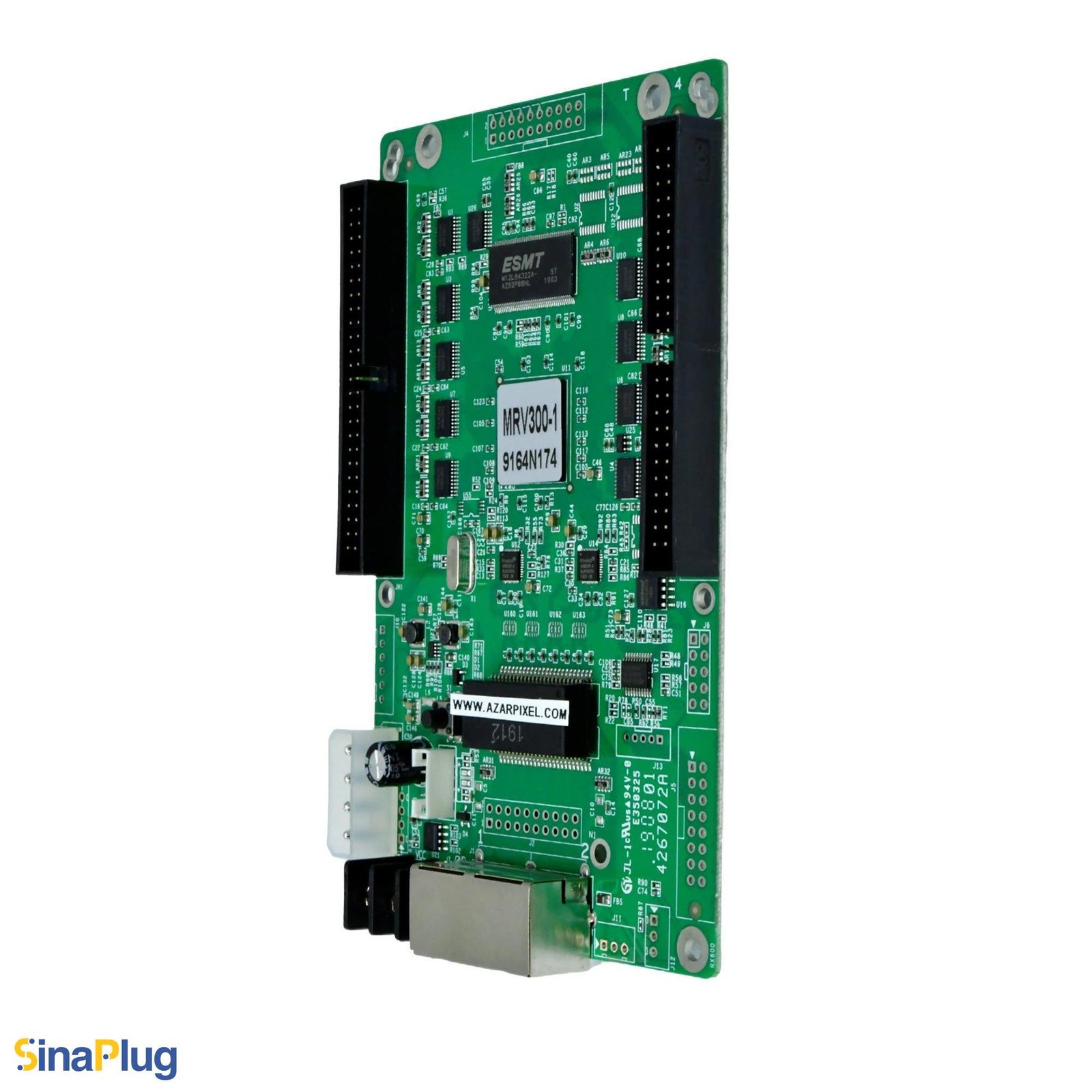 NovaStar MRV300-1 LED receiving card with top-side male connectors
