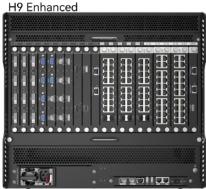 NovaStar H9 Enhanced 9U video wall splicer chassis rear card slots